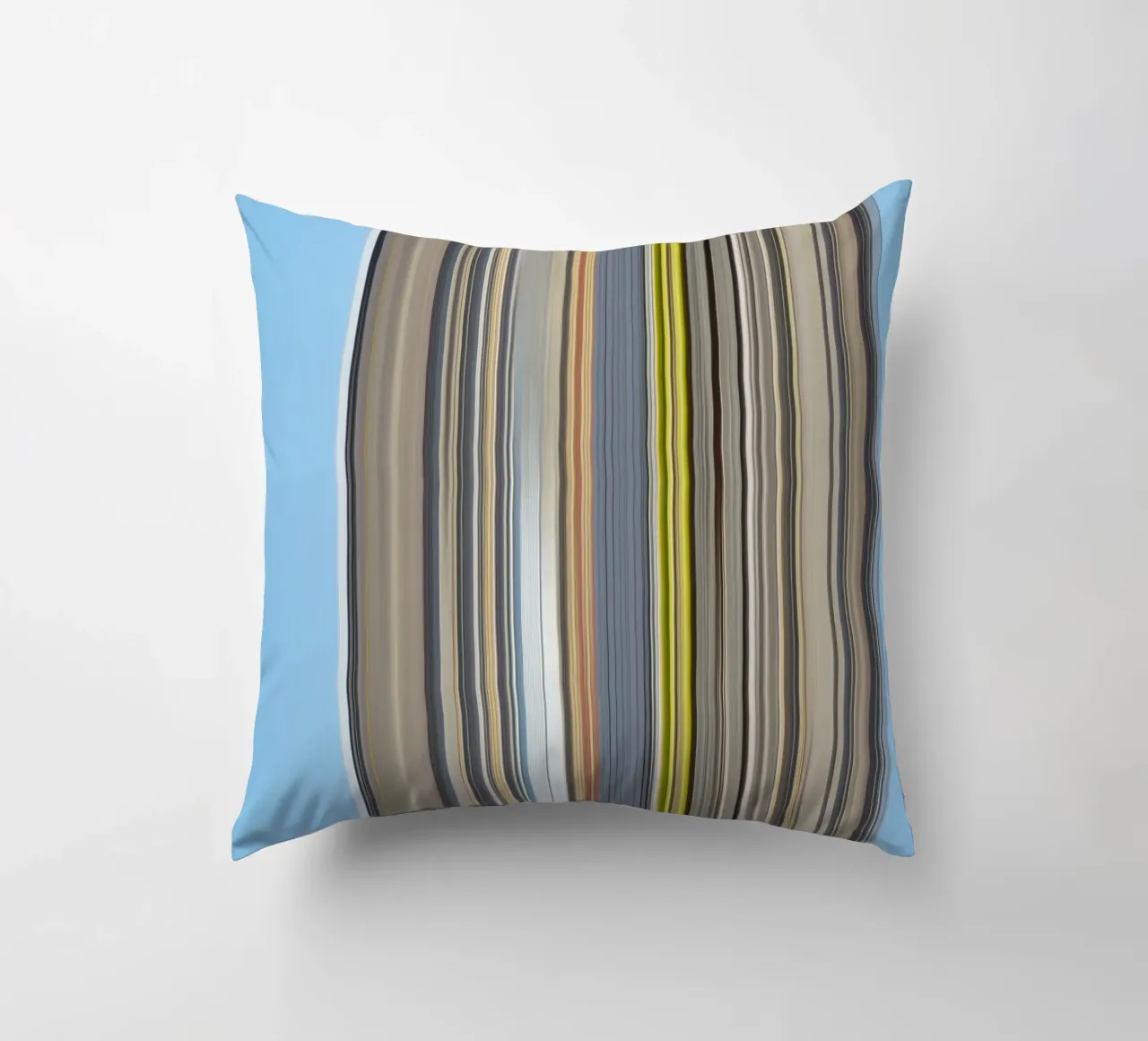 the stripes of the day · blue cuscino da Marko Köppe