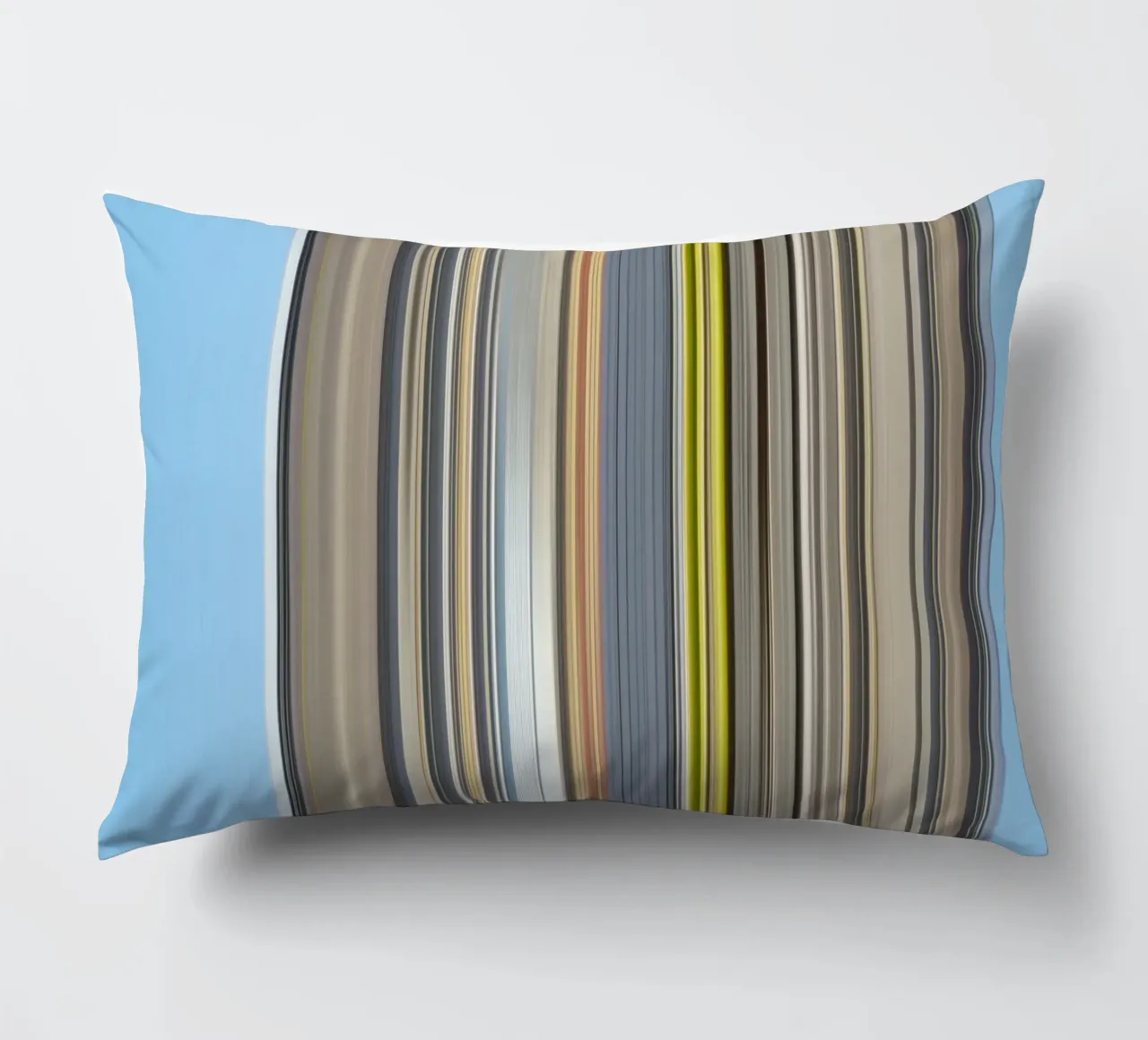 the stripes of the day · blue cuscino da Marko Köppe