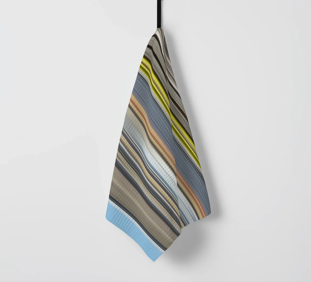 the stripes of the day · blue canovaccio da cucina da Marko Köppe