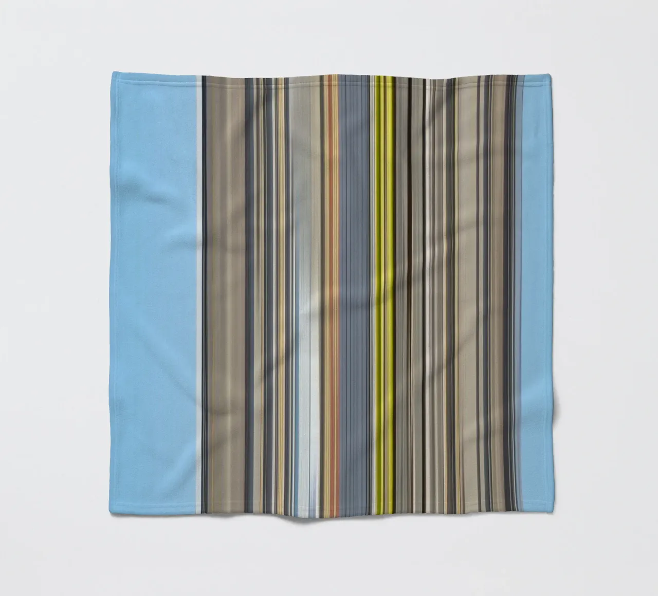the stripes of the day · blue coperta in pile da Marko Köppe