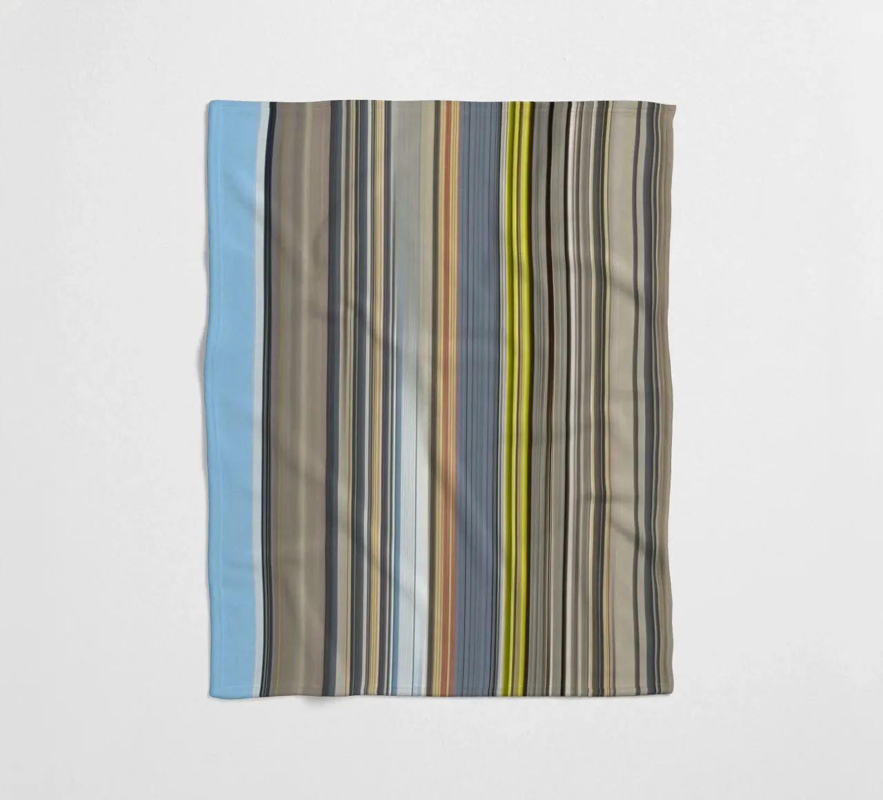 the stripes of the day · blue coperta in pile da Marko Köppe