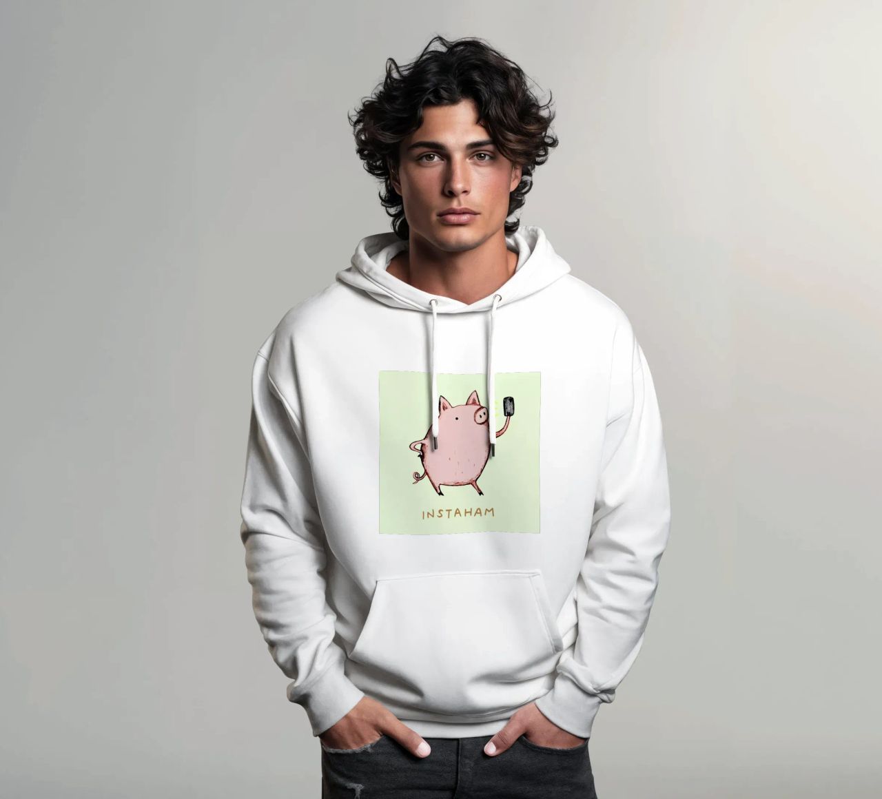 Instaham felpa con cappuccio da Sophie Corrigan