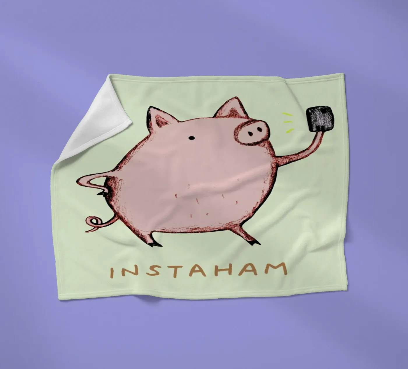 Instaham Fleecedecke von Sophie Corrigan