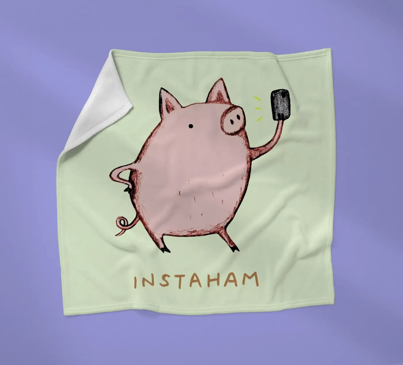 Instaham Fleecedecke von Sophie Corrigan