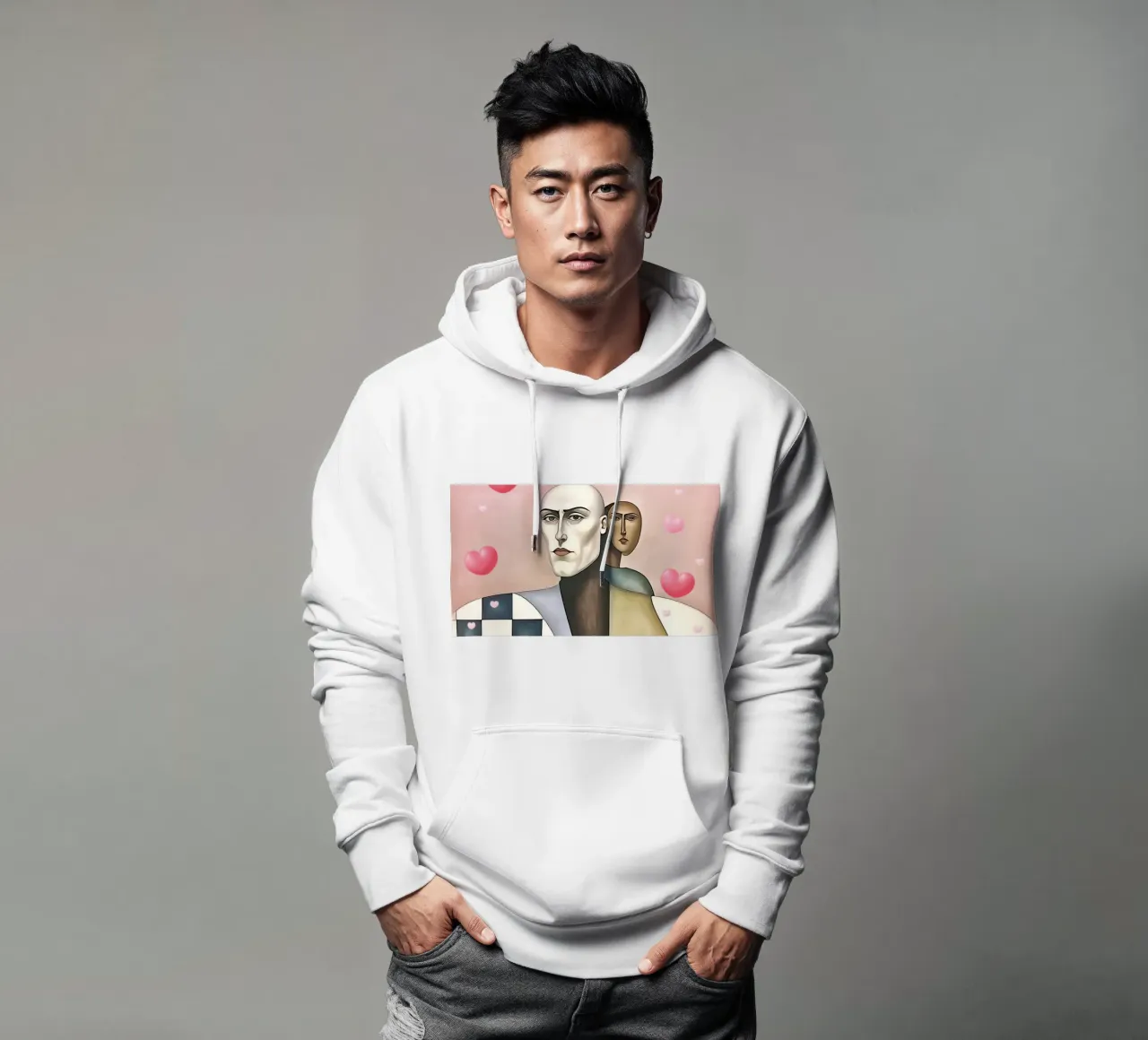 Amore #1 felpa con cappuccio da ZAMART - PopArt