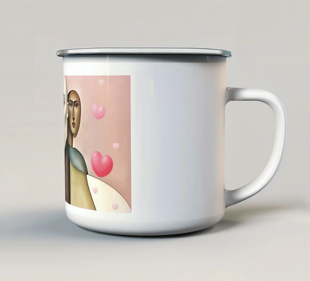 Amore #1 tazza in smalto da ZAMART - PopArt