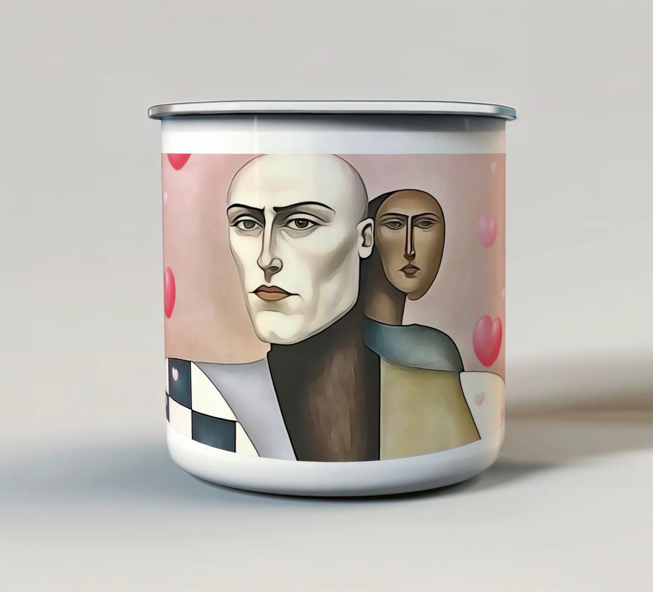 Amore #1 tazza in smalto da ZAMART - PopArt