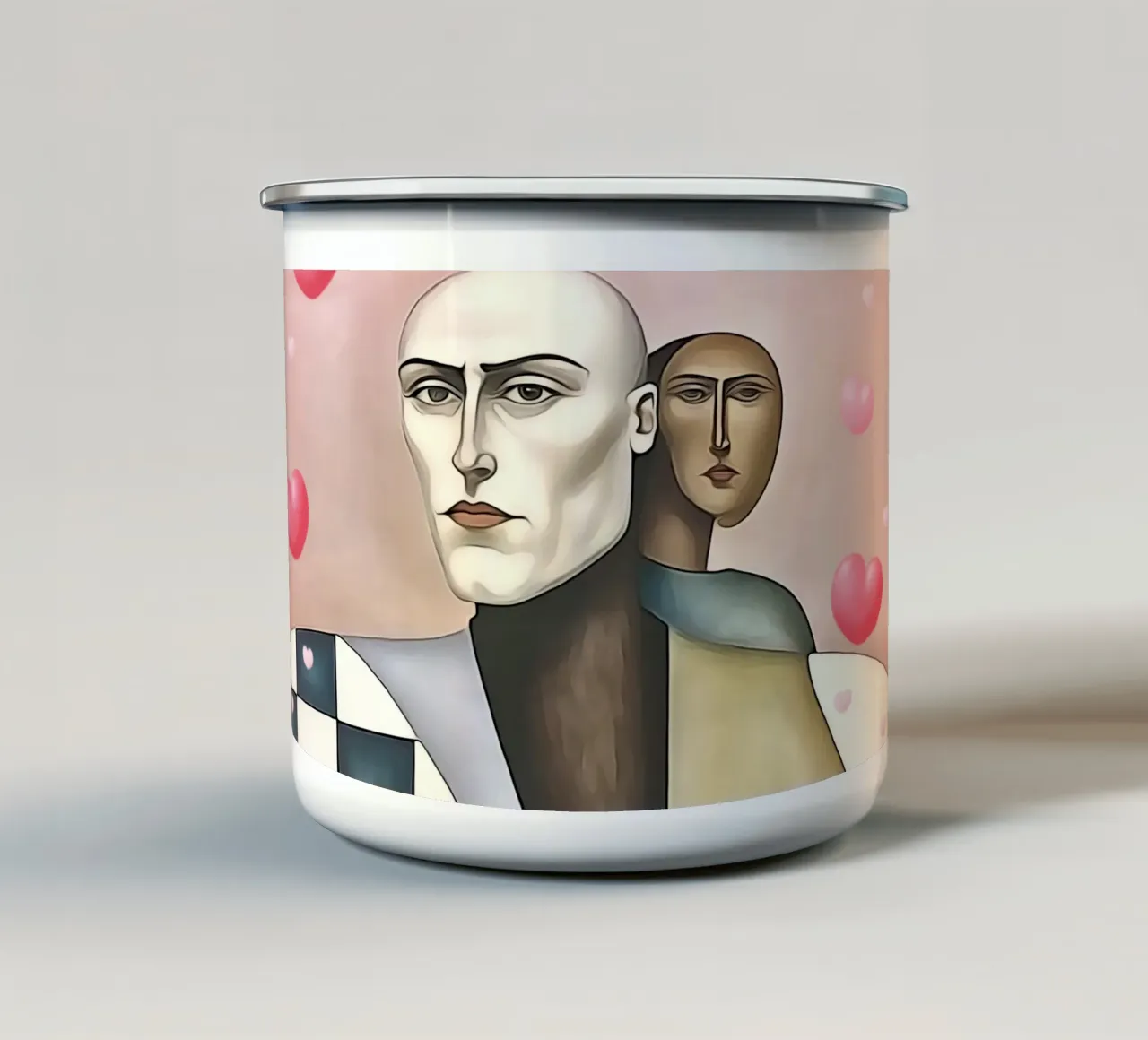 Love #1 enamel mug by ZAMART - PopArt