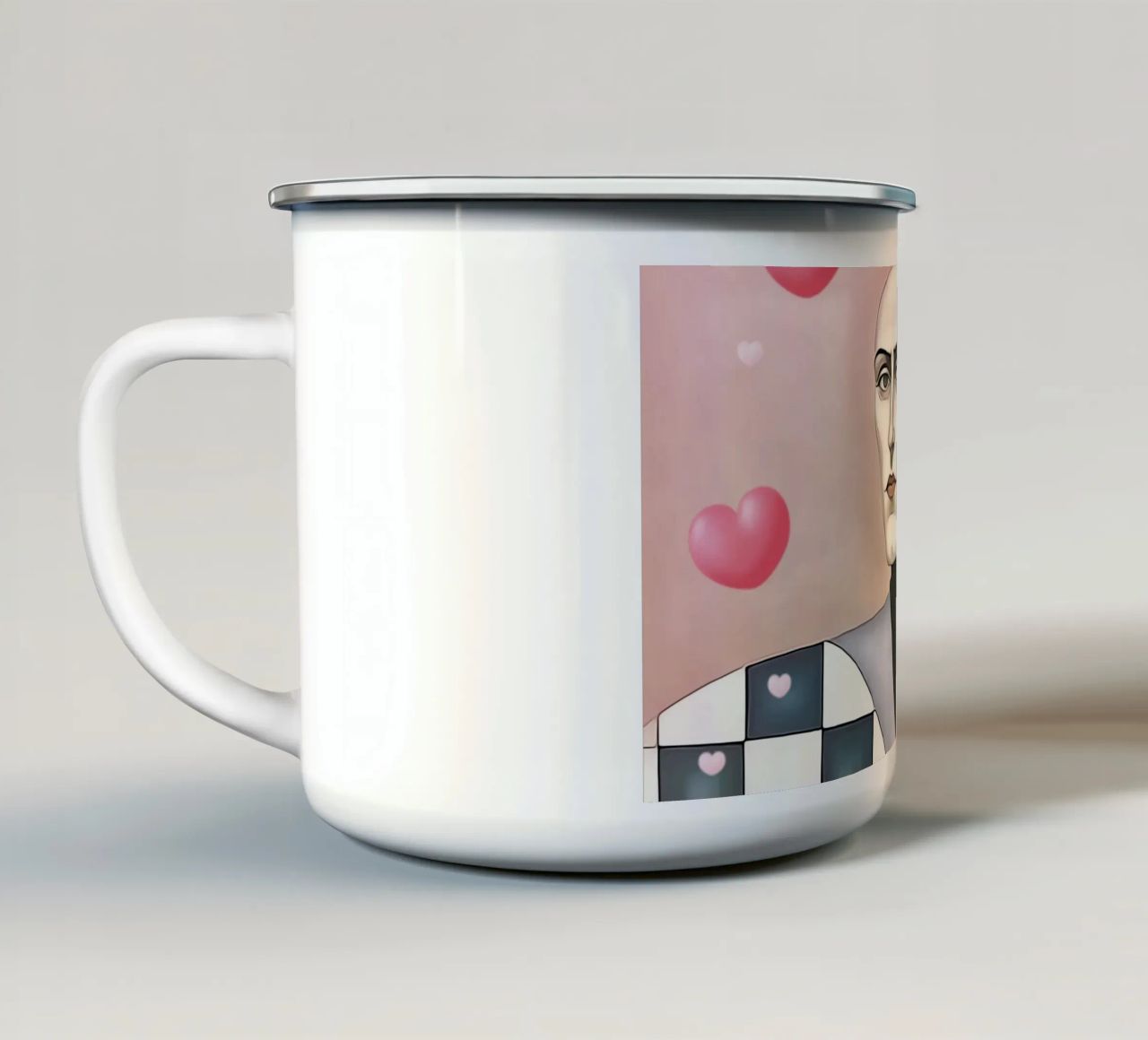 Amore #1 tazza in smalto da ZAMART - PopArt