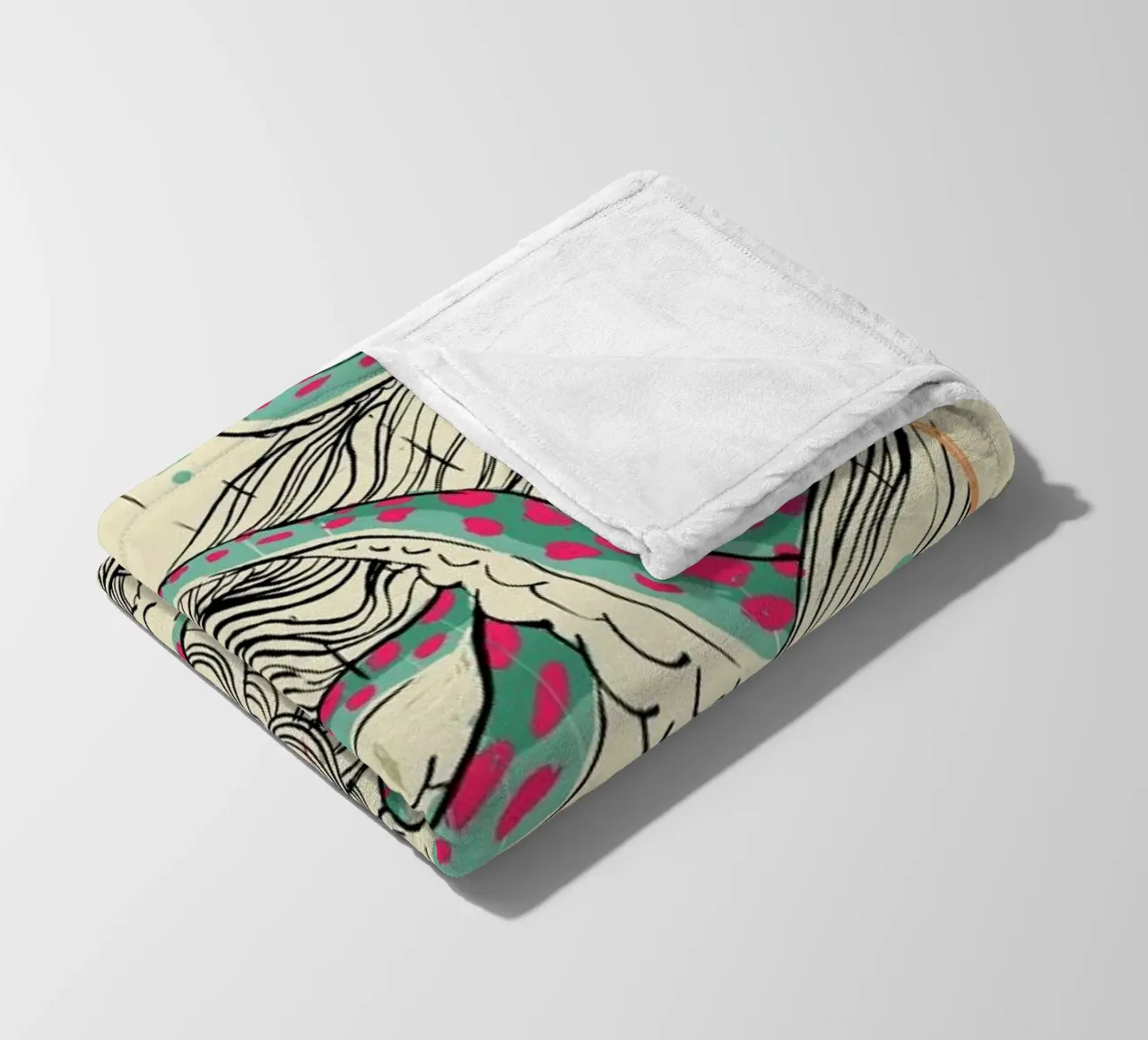 Giants Pulpo fleece blanket by Pietari Posti