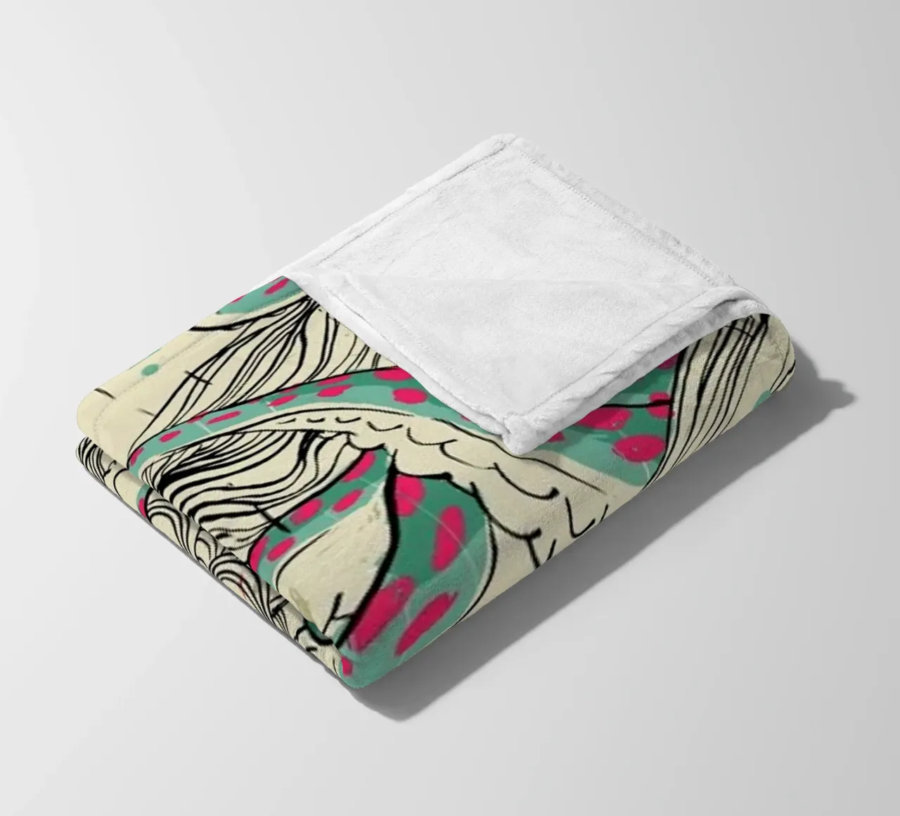 Giants Pulpo fleece blanket by Pietari Posti