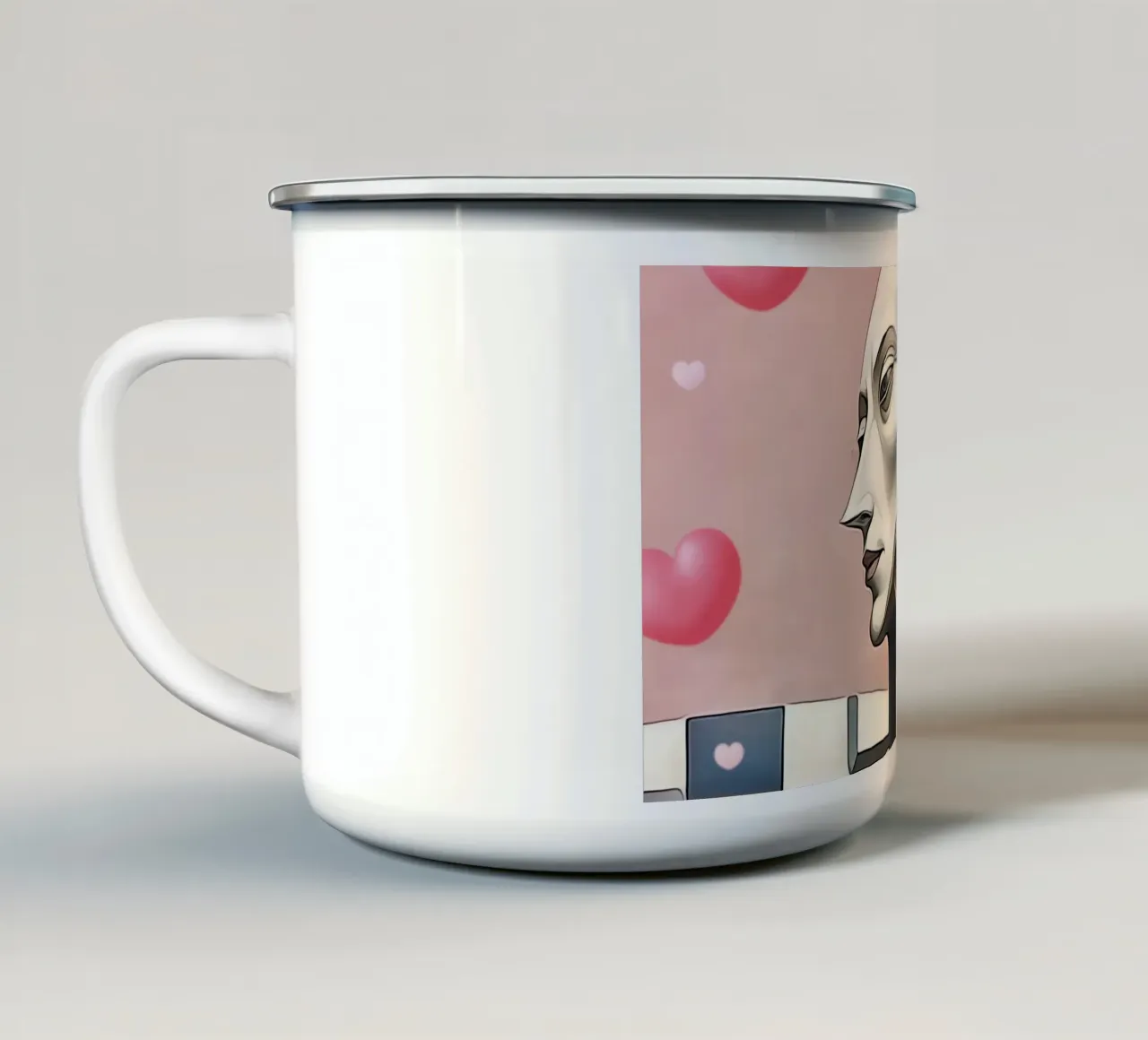 Amore #2 tazza in smalto da ZAMART - PopArt