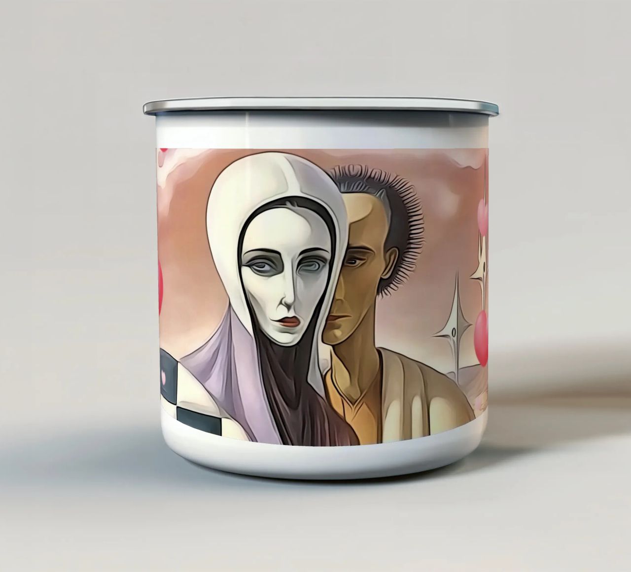 Amore #3 tazza in smalto da ZAMART - PopArt