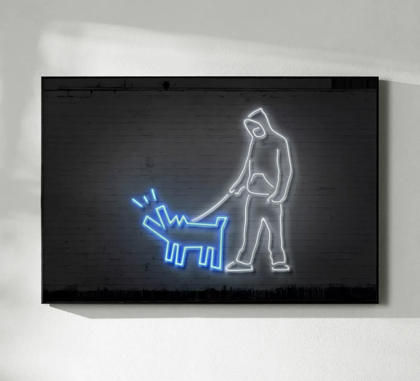 Haring Dog acryl van Octavian