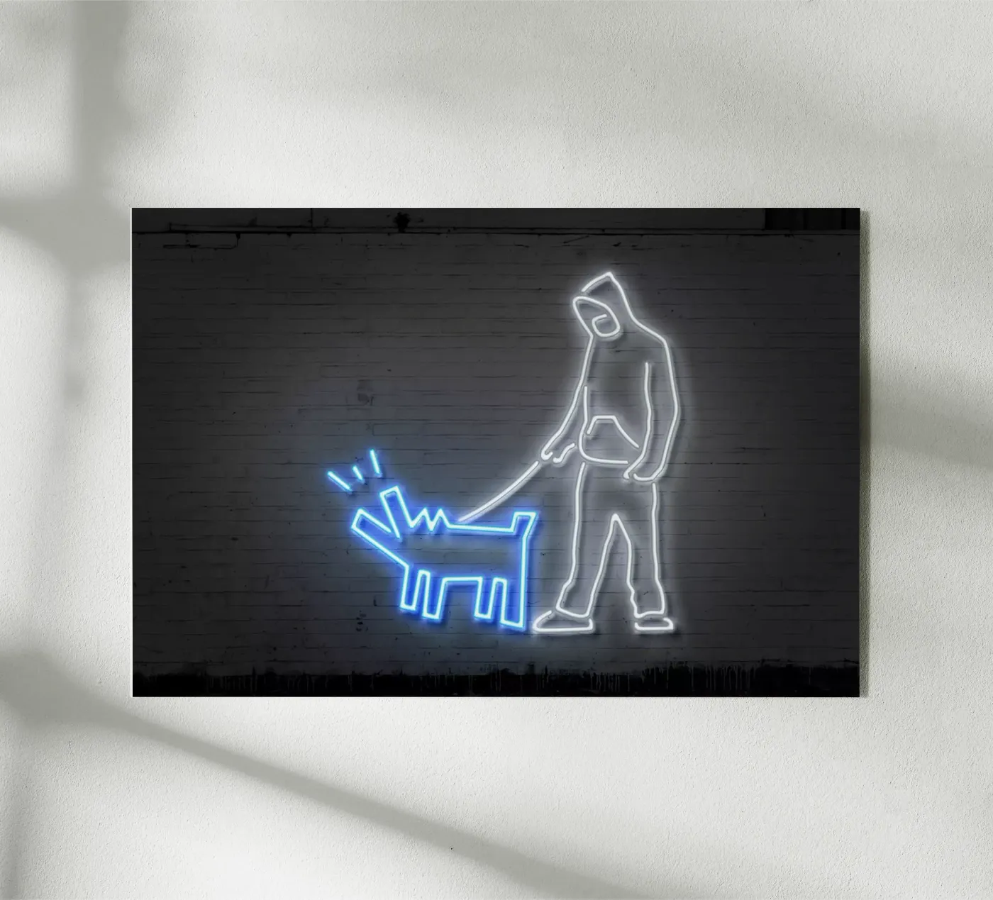 Haring Dog acryl van Octavian