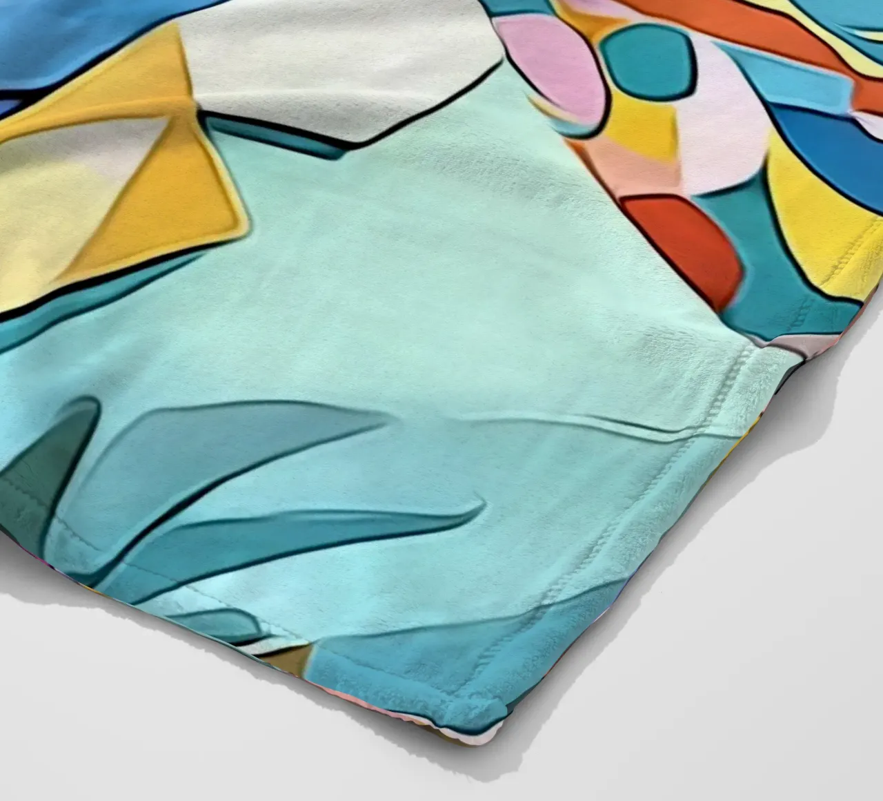 Ritratto in pastello #1 coperta in pile da ZAMART - PopArt