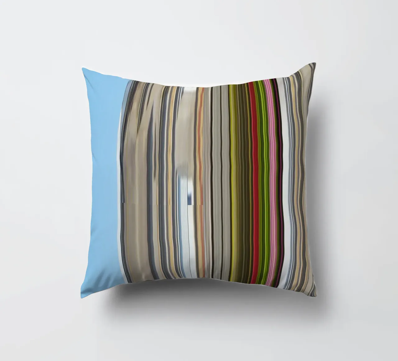 the stripes of the day · blue+ cuscino da Marko Köppe