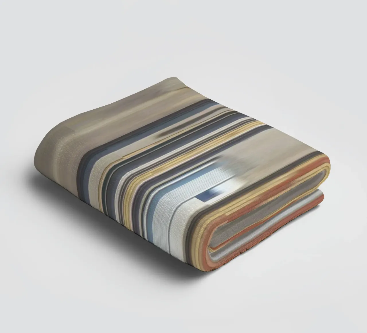 the stripes of the day · blue+ asciugamano da bagno da Marko Köppe
