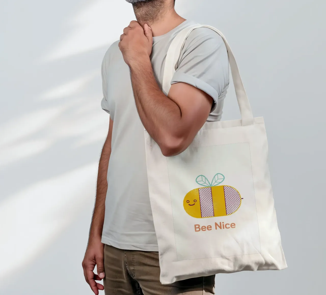 Bee Nice borsa in juta da Chris Wharton