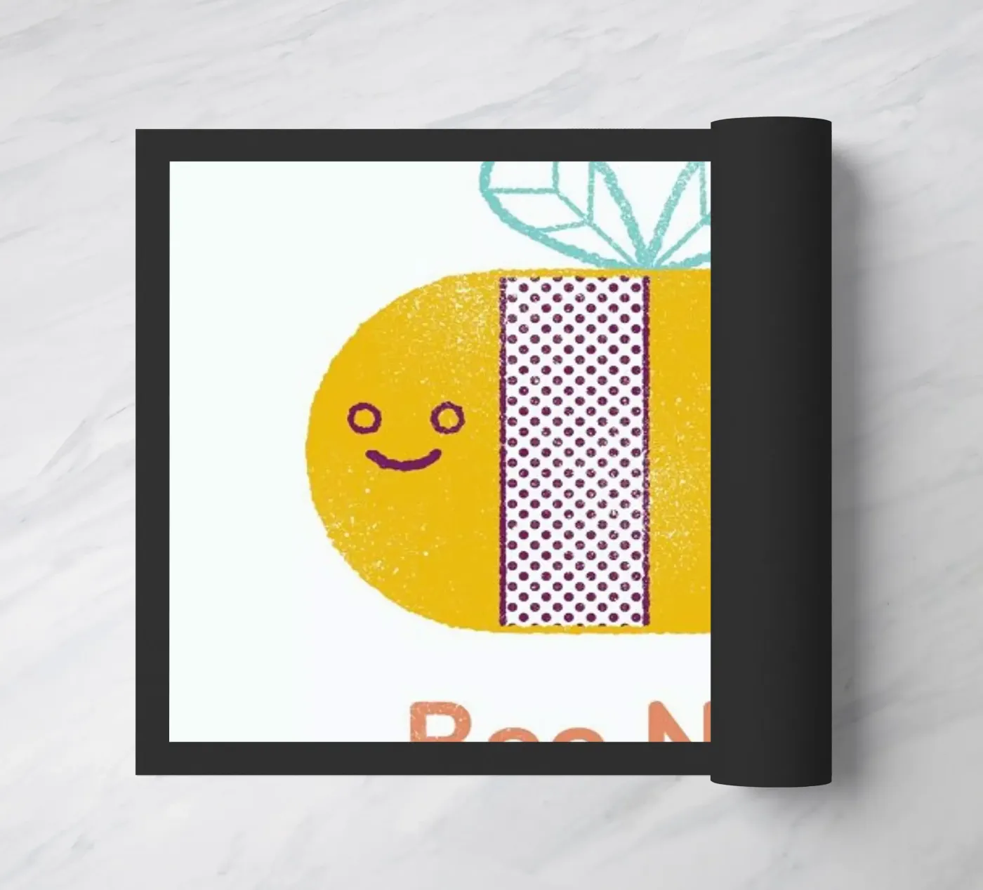 Bee Nice doormat by Chris Wharton
