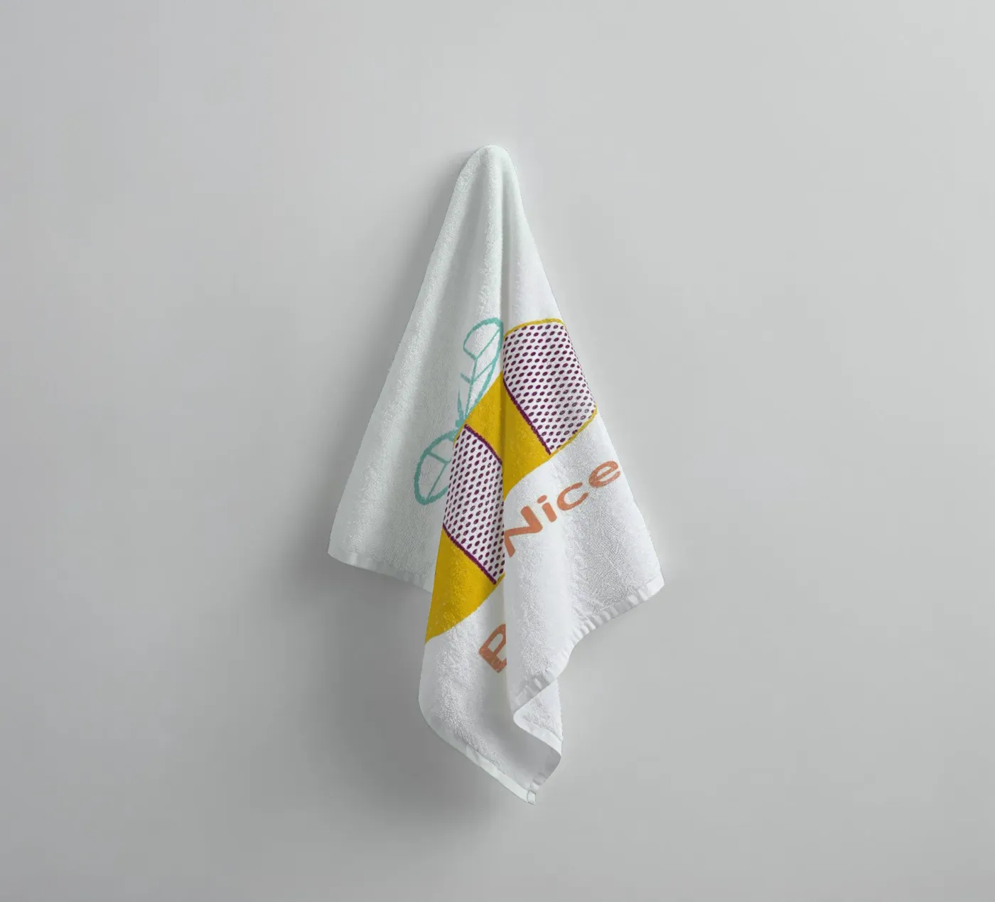 Bee Nice towel by Chris Wharton