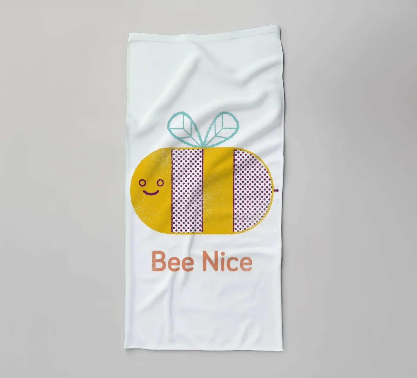 Bee Nice towel by Chris Wharton