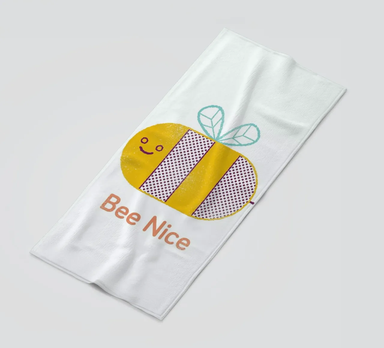 Bee Nice beach towel by Chris Wharton