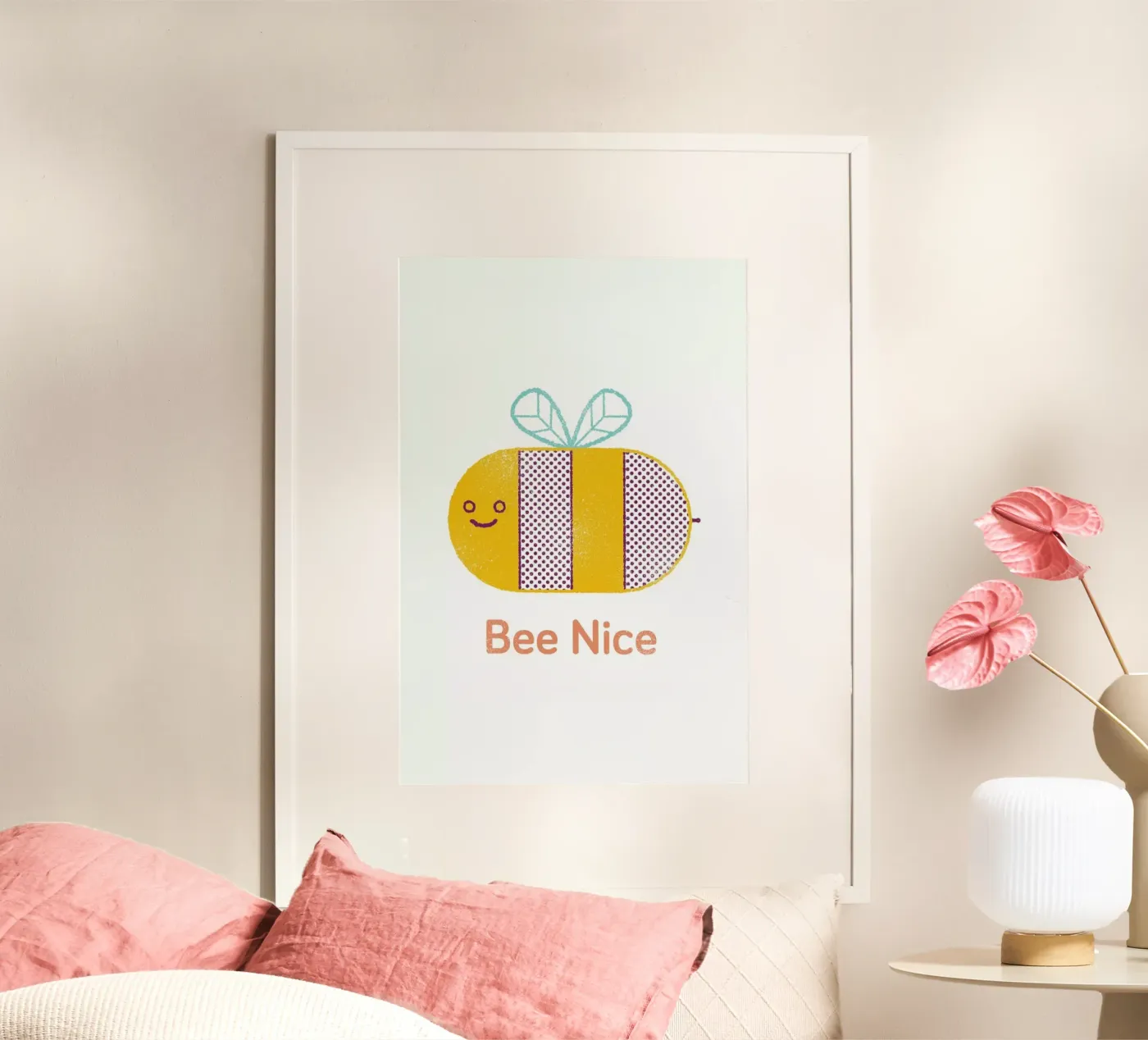 Bee Nice poster by Chris Wharton