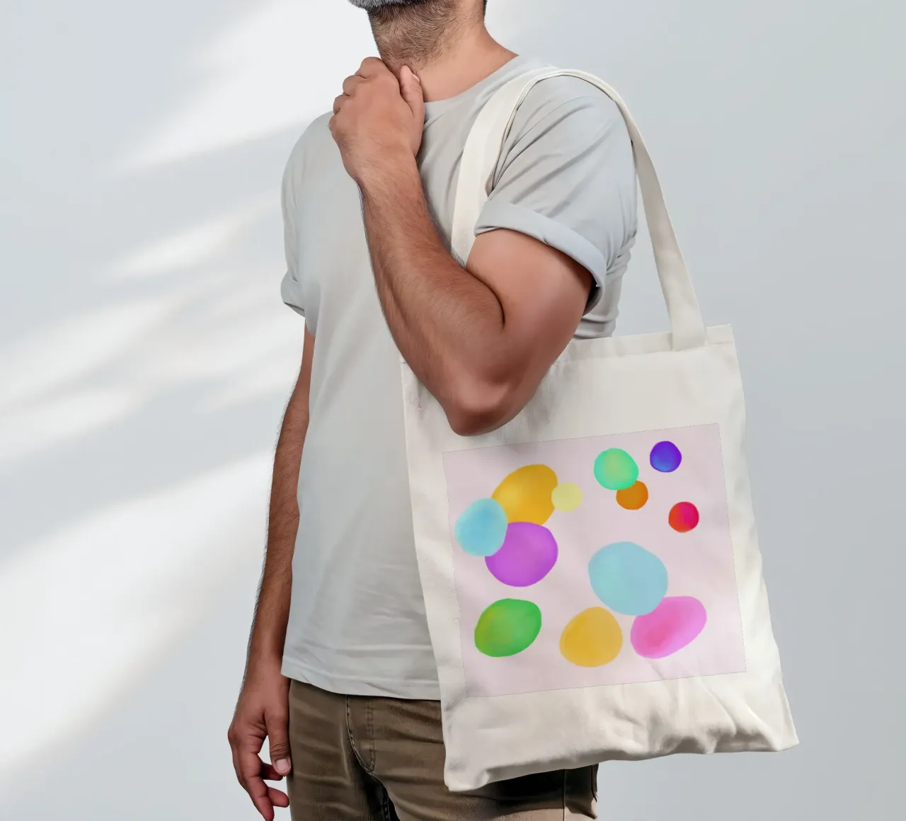 Grateful Bubbles borsa in juta da jilllli