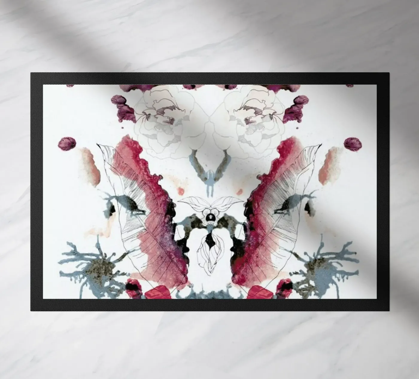 Mirror doormat by Céleste Hollak