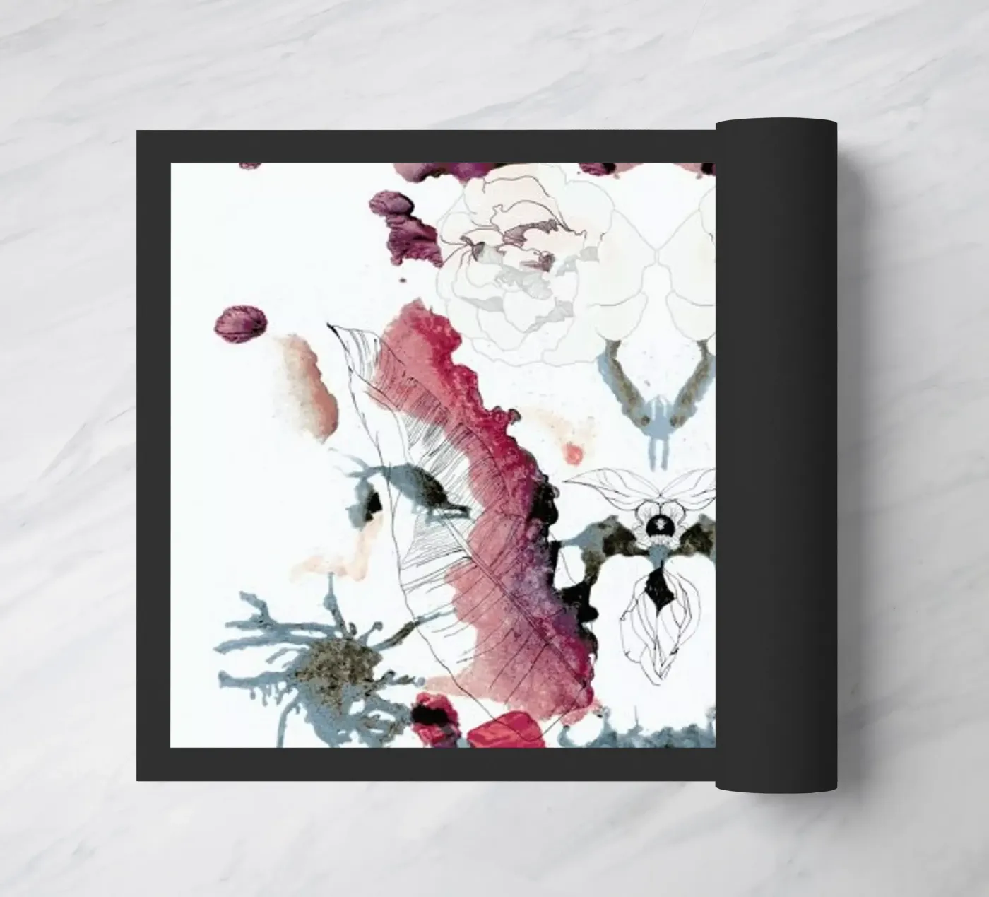 Mirror doormat by Céleste Hollak