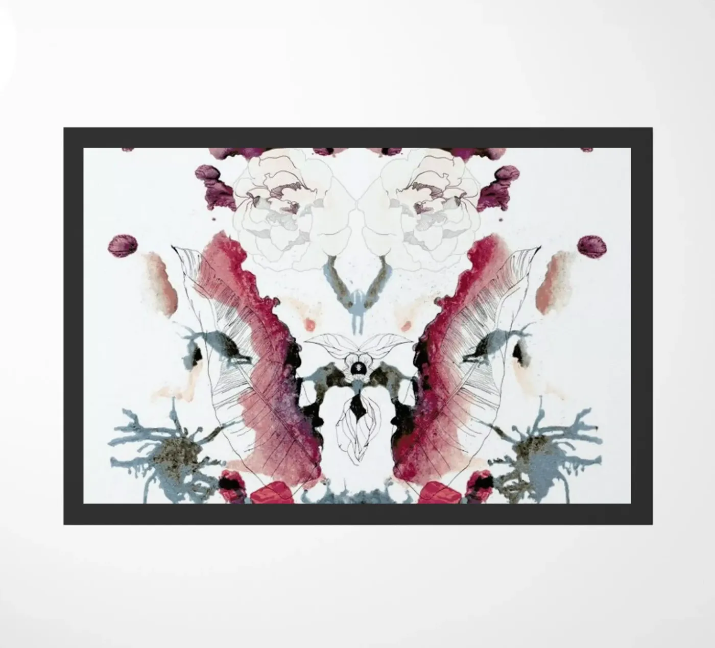 Mirror doormat by Céleste Hollak