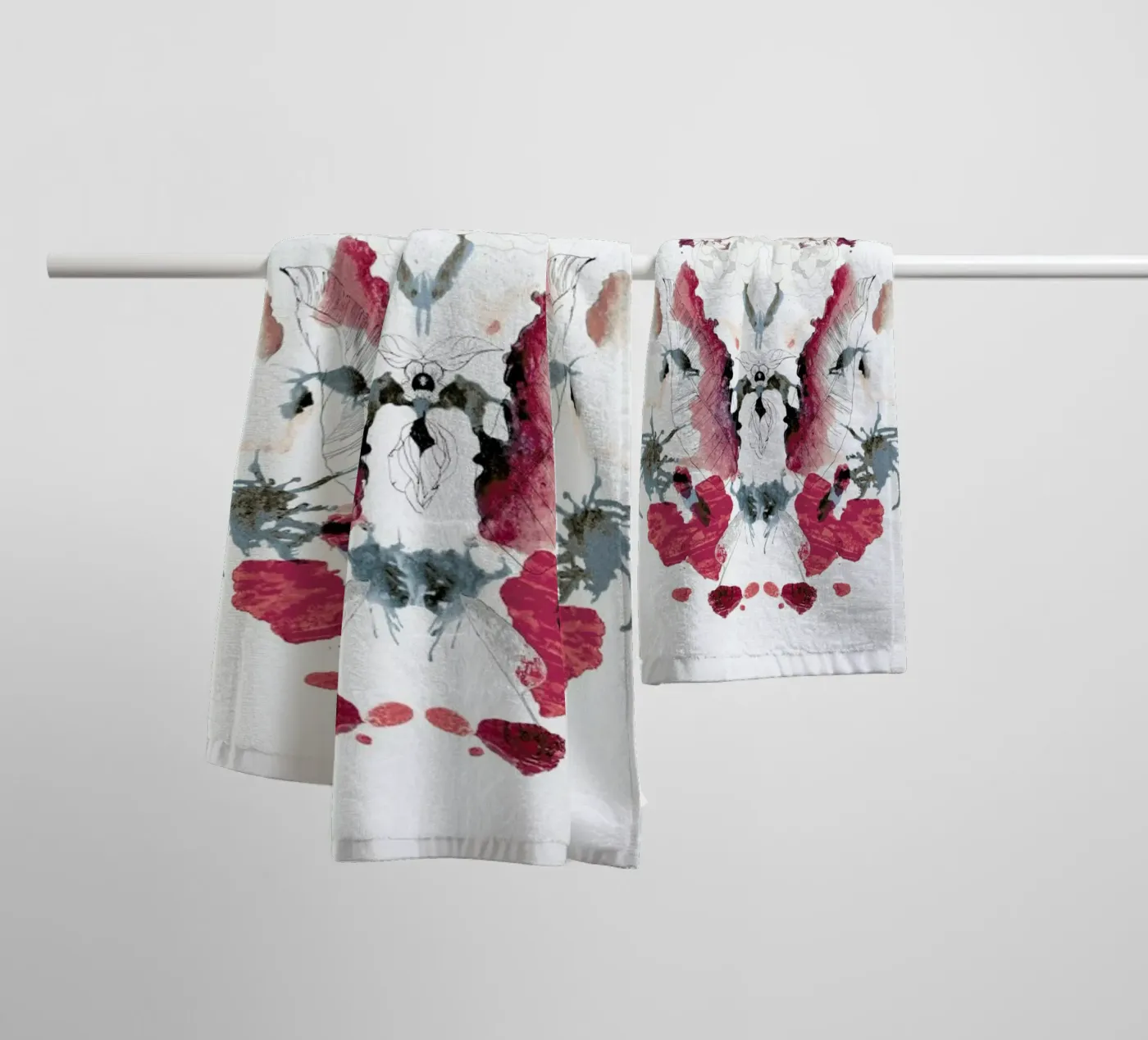 Mirror badhanddoek van Céleste Hollak