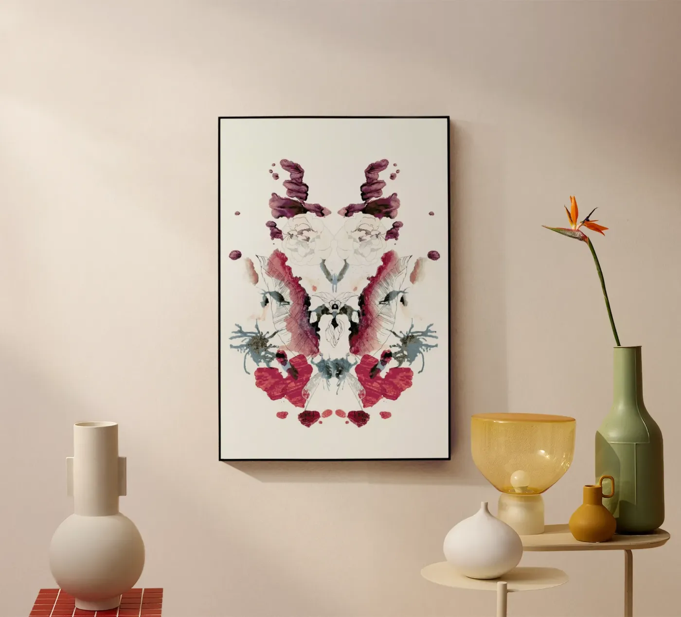 Mirror acrylic glass by Céleste Hollak