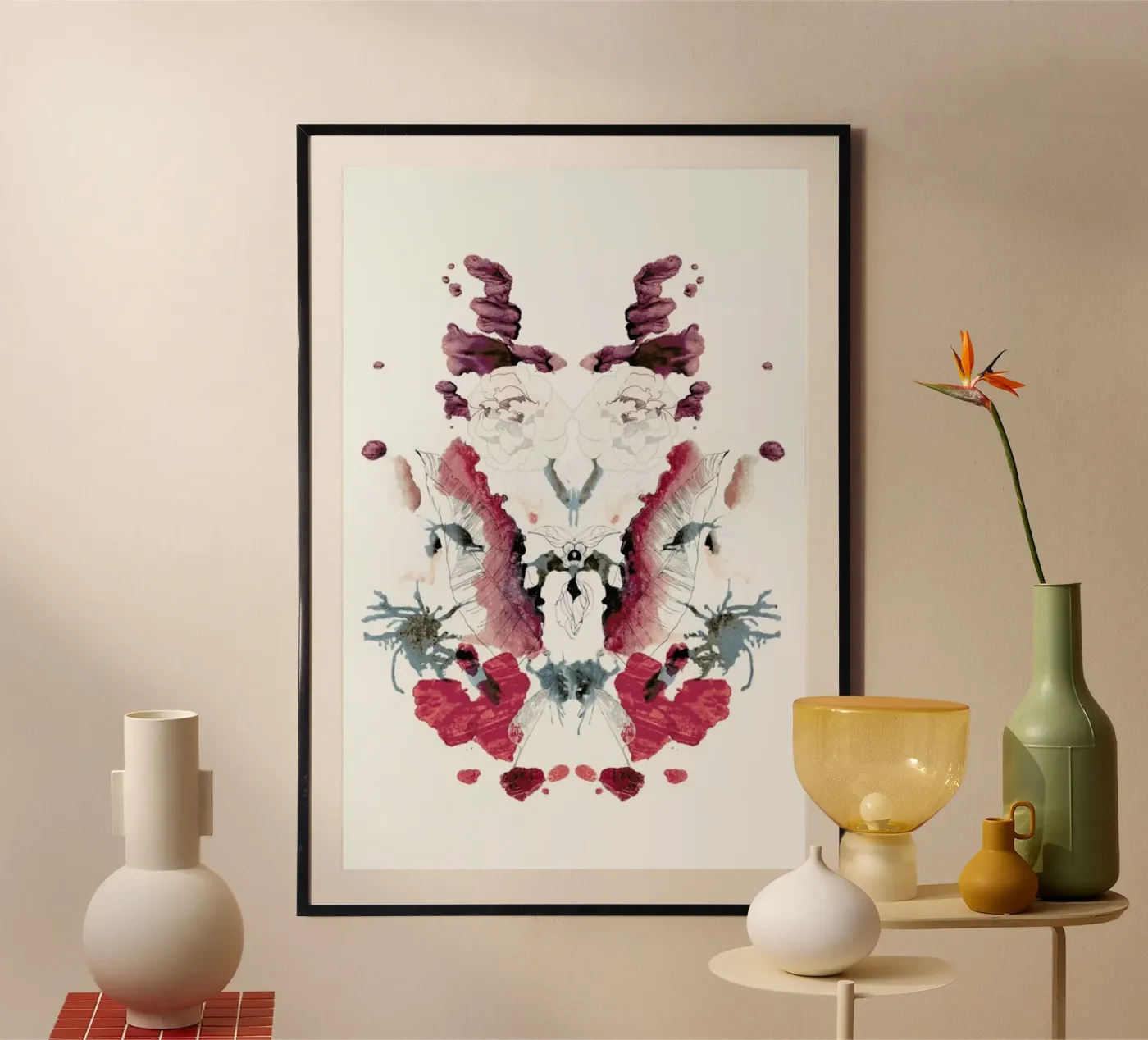 Mirror poster by Céleste Hollak