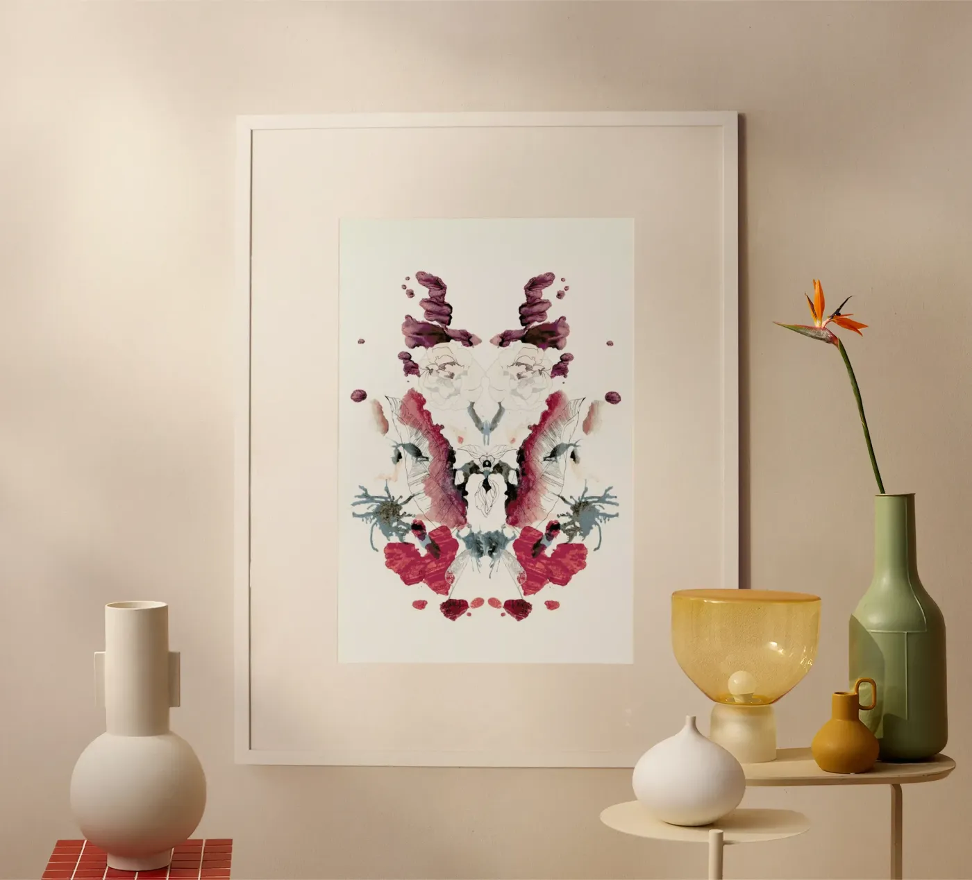 Mirror poster by Céleste Hollak
