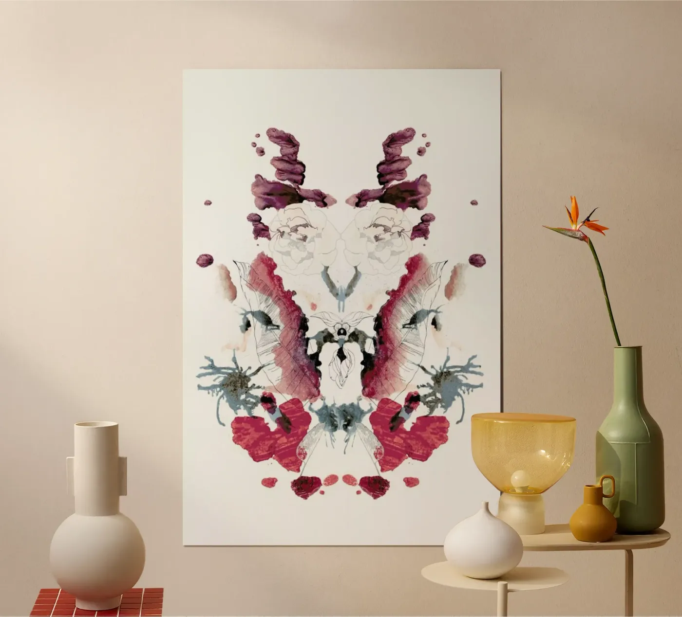 Mirror poster by Céleste Hollak
