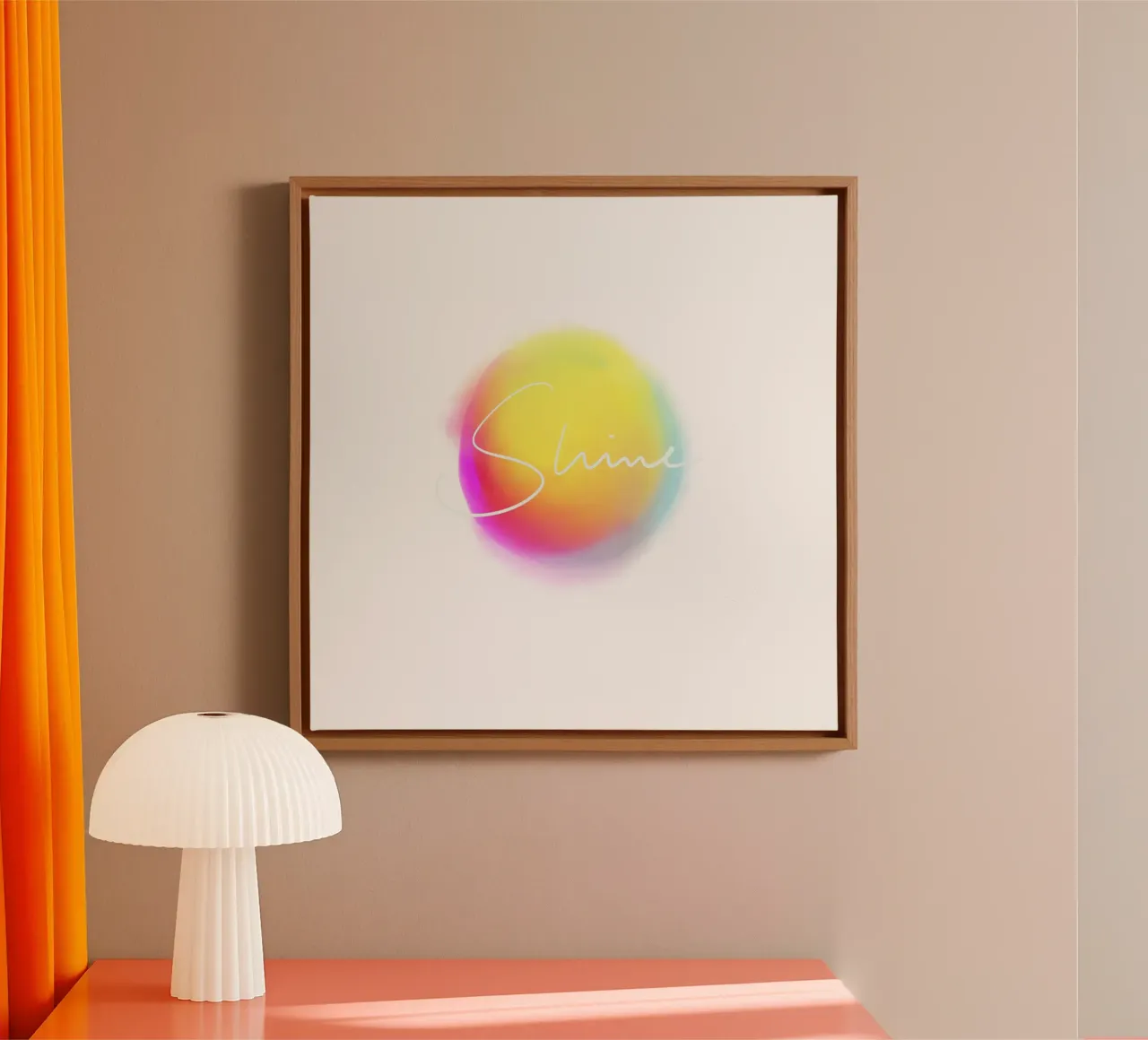 Shiny Bubble tela con Cornice a cassetta da jilllli