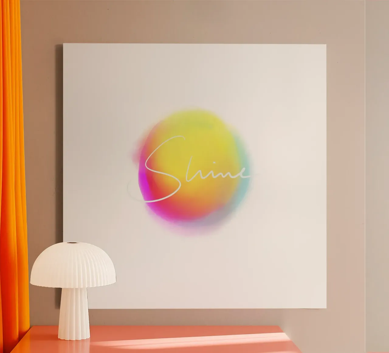 Shiny Bubble tela con Cornice a cassetta da jilllli