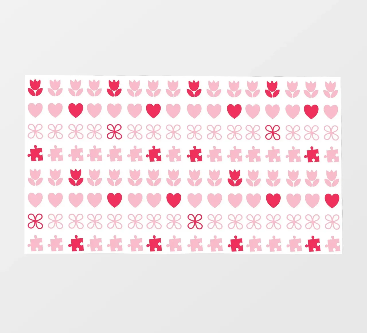 Design San Valentino, design. Colore rosa e simboli d'amore pellicola backlit da CreatedbySon