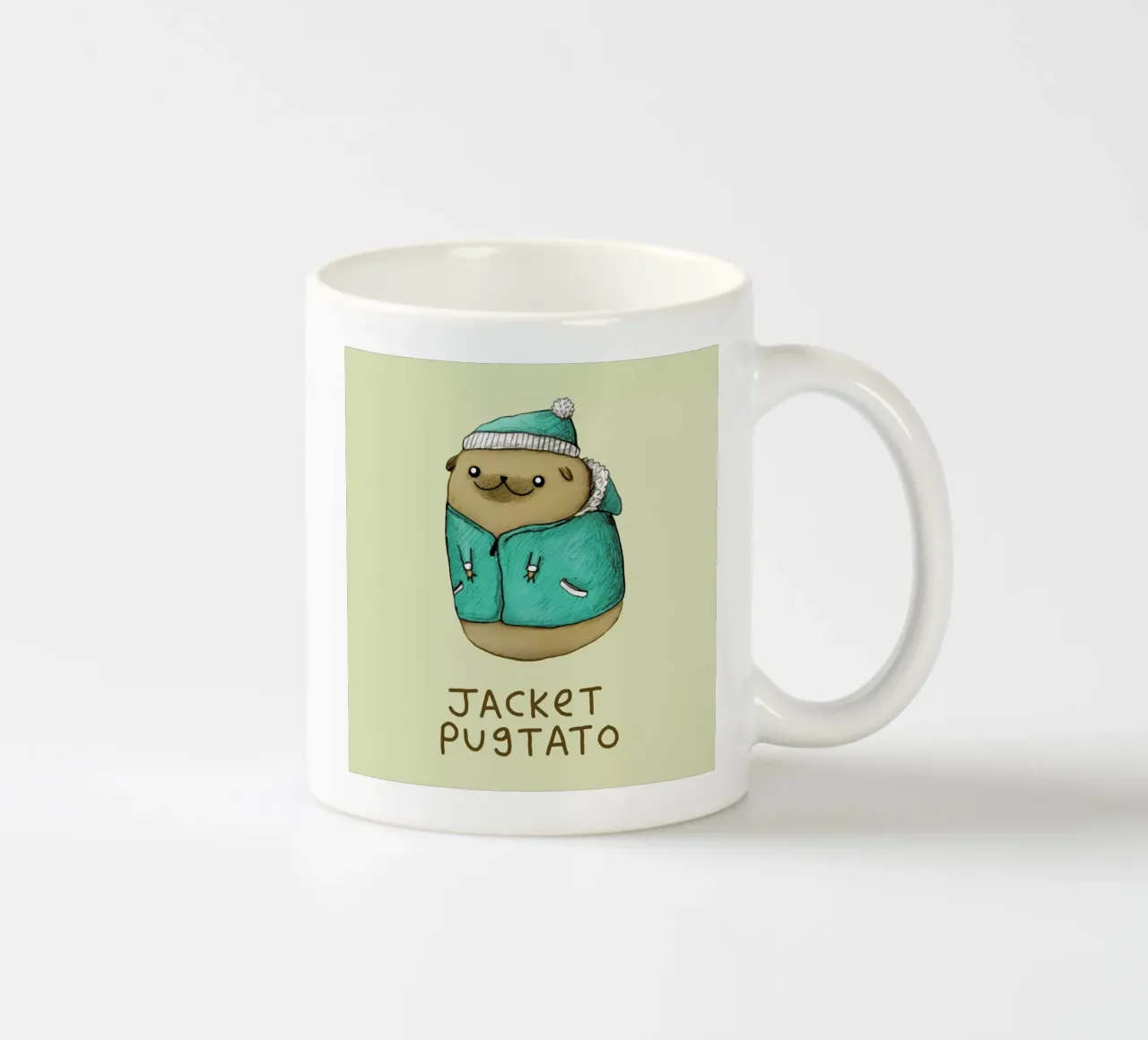 Jacket Pugtato tazza in ceramica da Sophie Corrigan