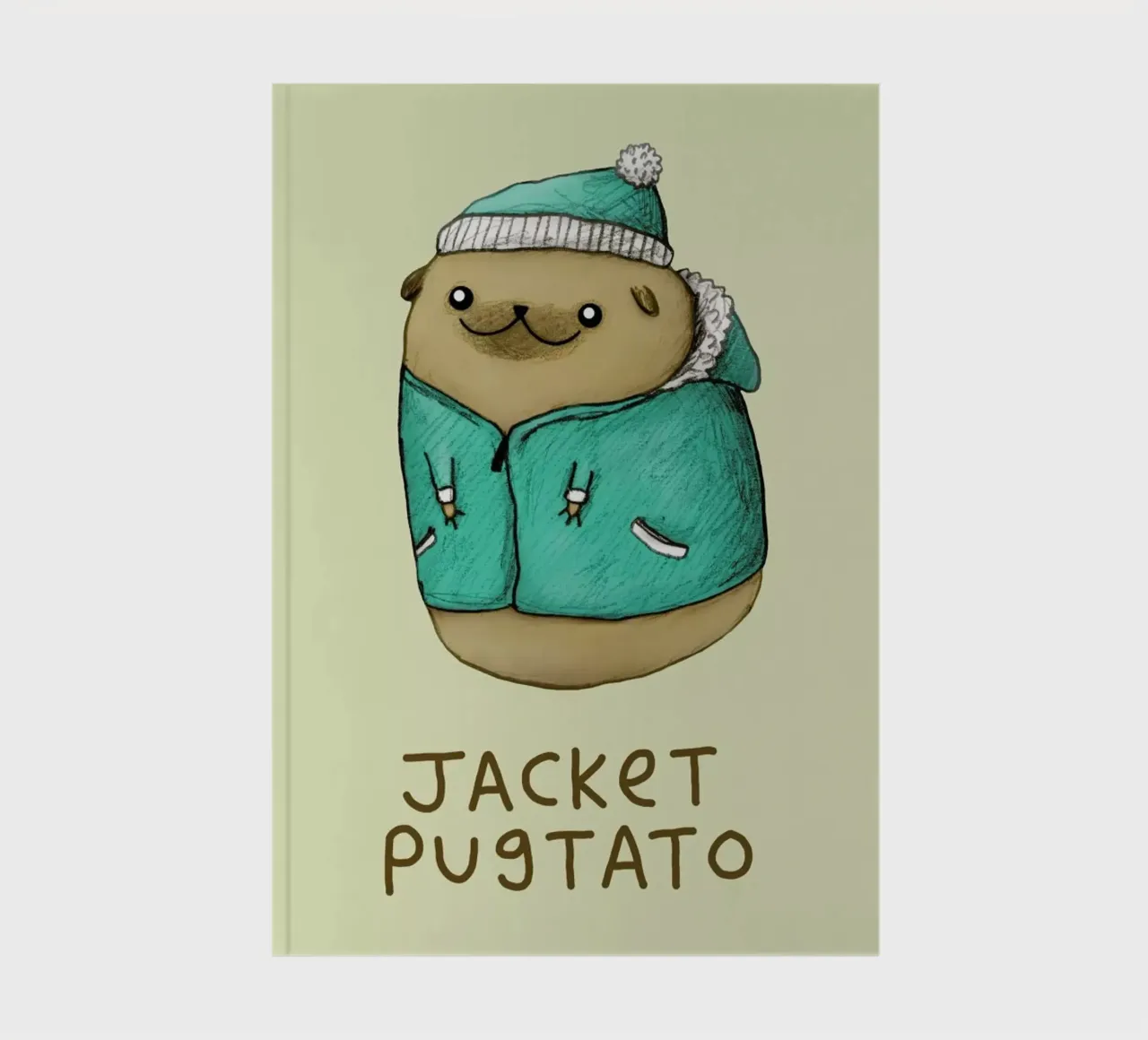Jacket Pugtato notebook by Sophie Corrigan