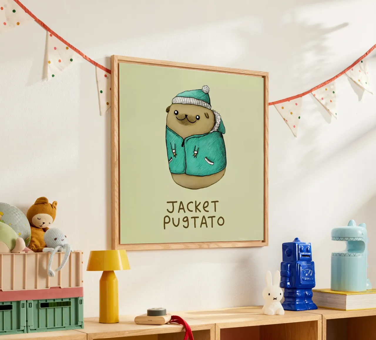 Jacket Pugtato plexiglass da Sophie Corrigan