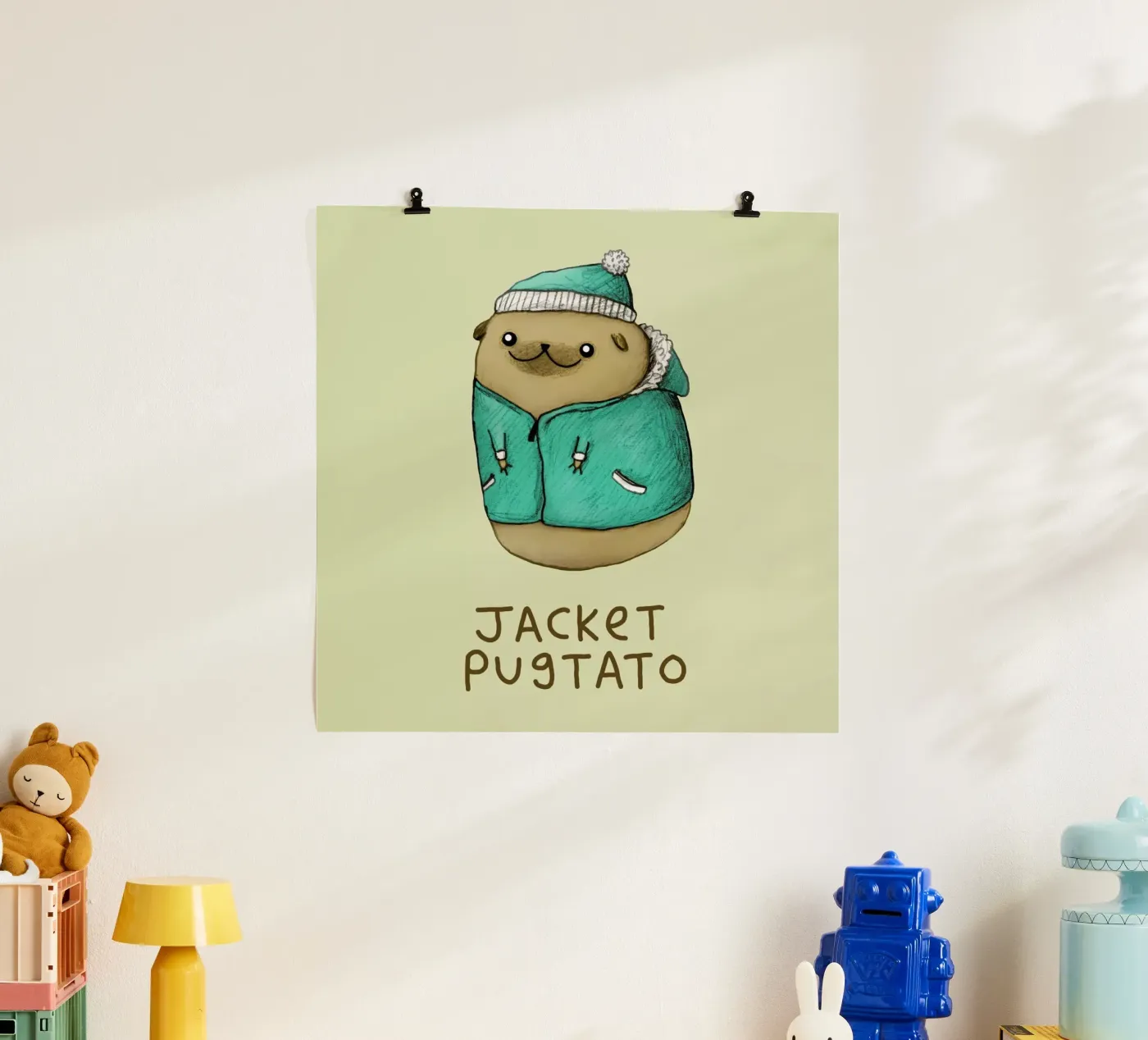 Jacket Pugtato poster da Sophie Corrigan
