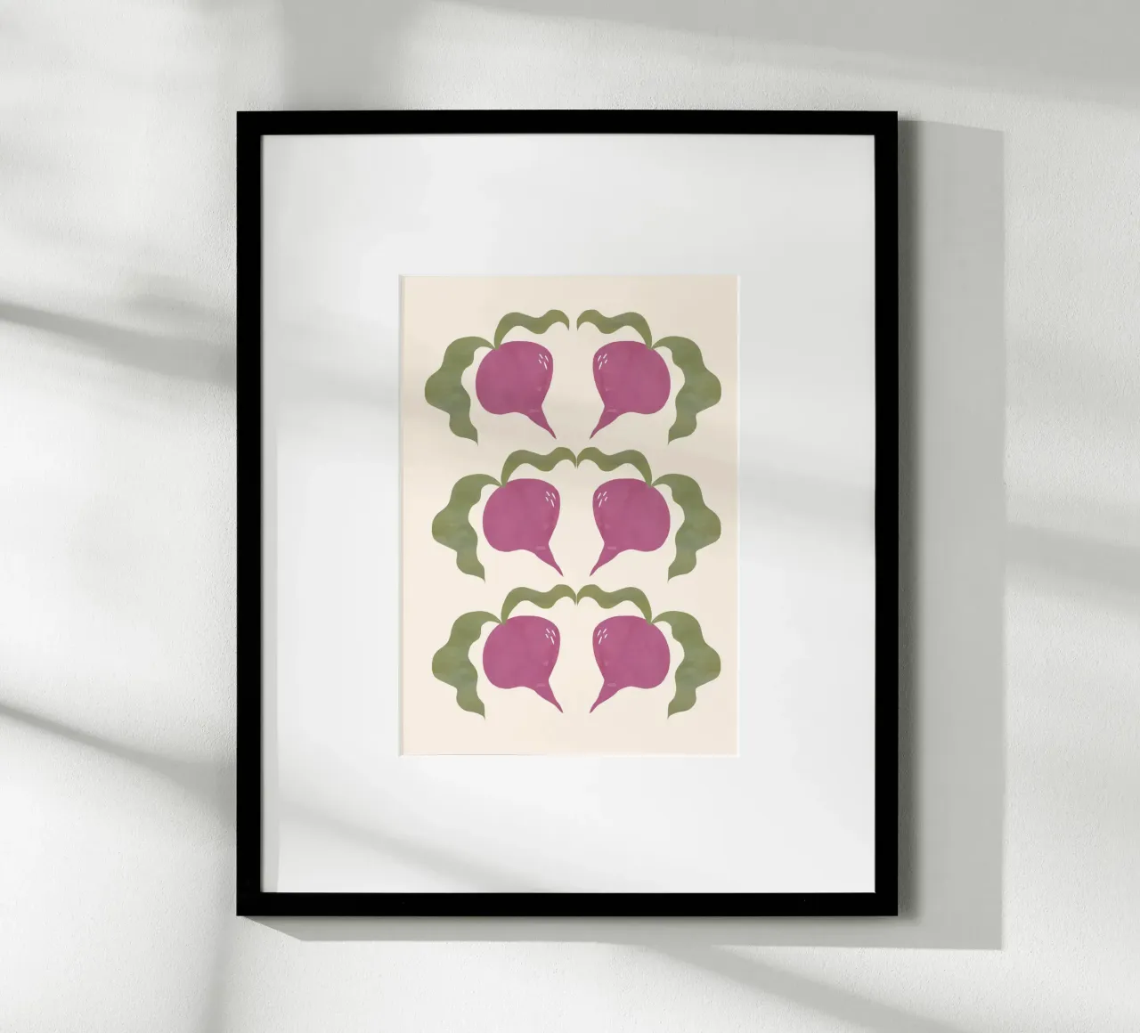 Beetroots: Nature’s Vibrant Wonder | Fresh Vegetable Print poster da PrintCessStudio