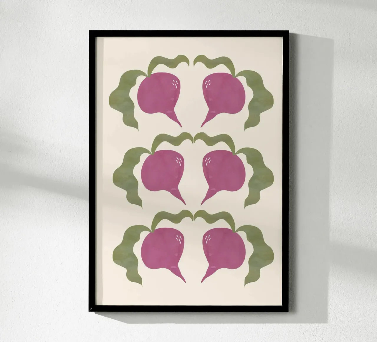 Beetroots: Nature’s Vibrant Wonder | Fresh Vegetable Print poster da PrintCessStudio