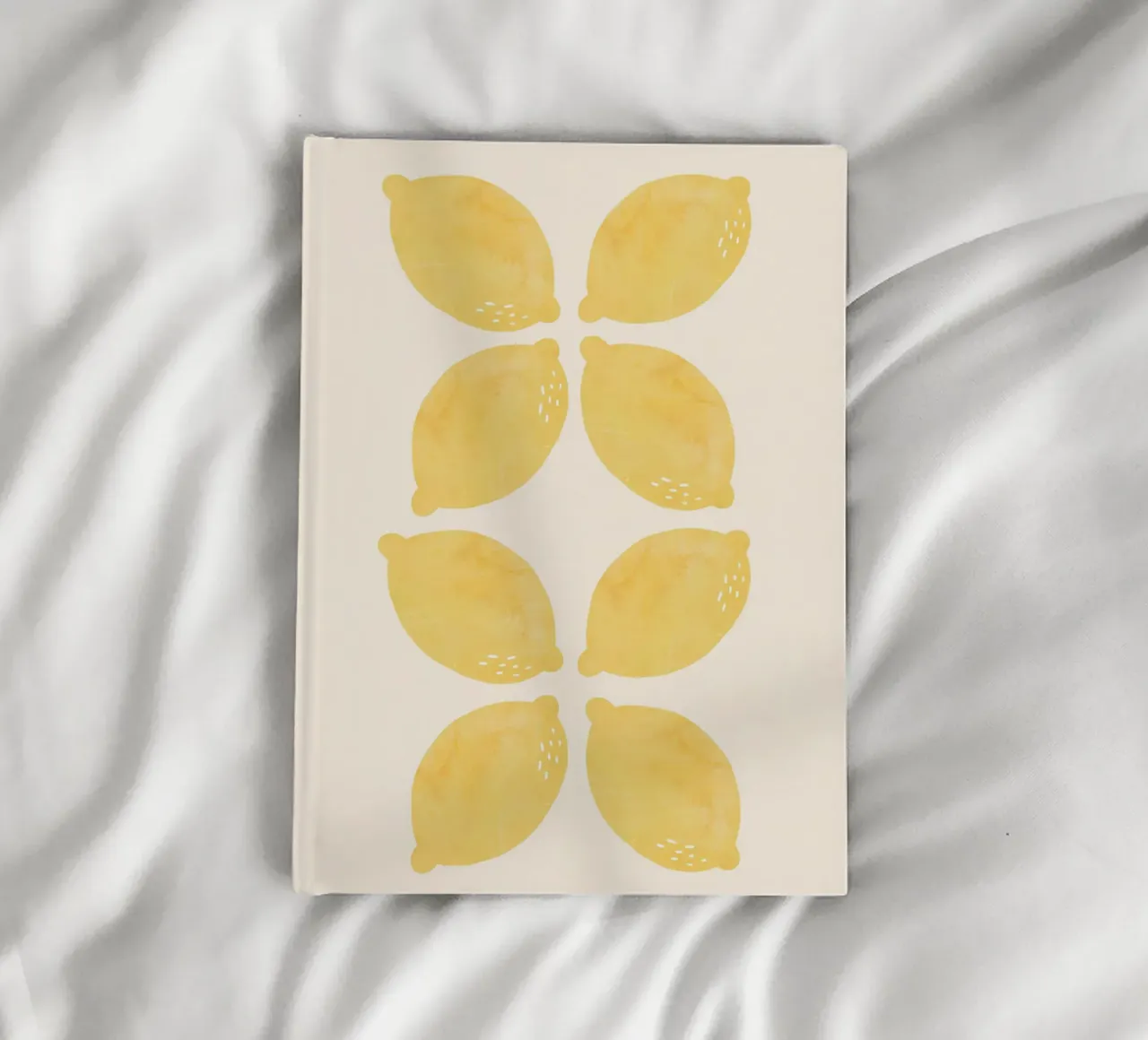Lemons: Fresh, Zesty, and Full of Life | Citrus Fruit Print notebook by PrintCessStudio