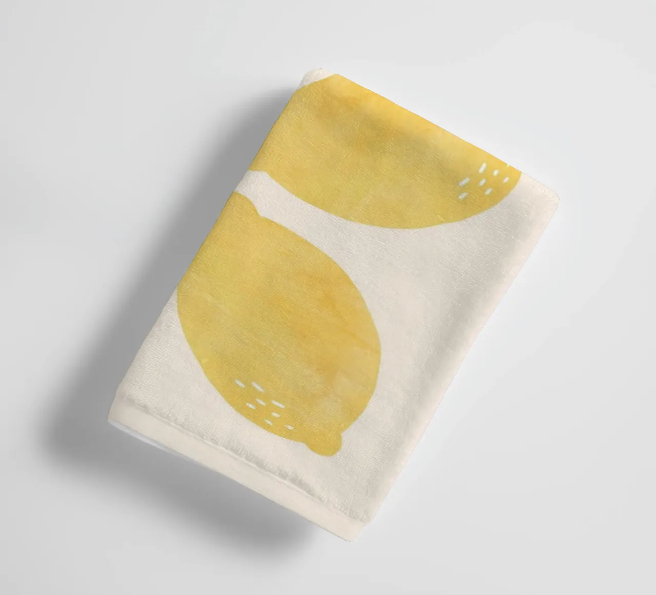 Lemons: Fresh, Zesty, and Full of Life | Citrus Fruit Print asciugamano da bagno da PrintCessStudio