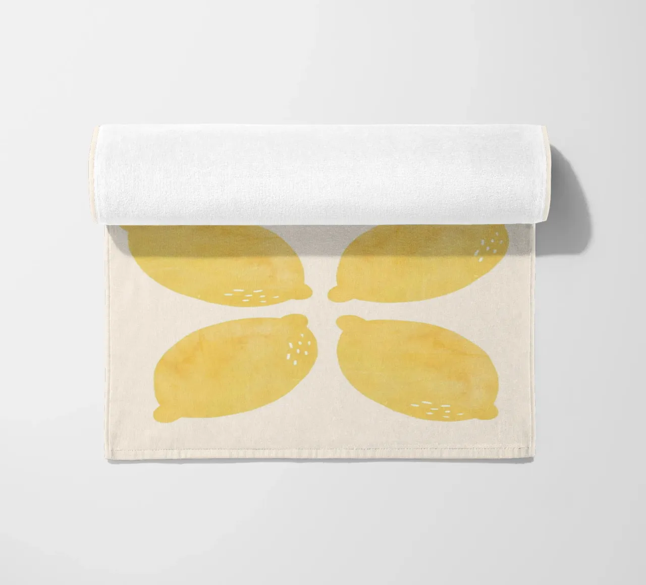 Lemons: Fresh, Zesty, and Full of Life | Citrus Fruit Print telo mare da PrintCessStudio