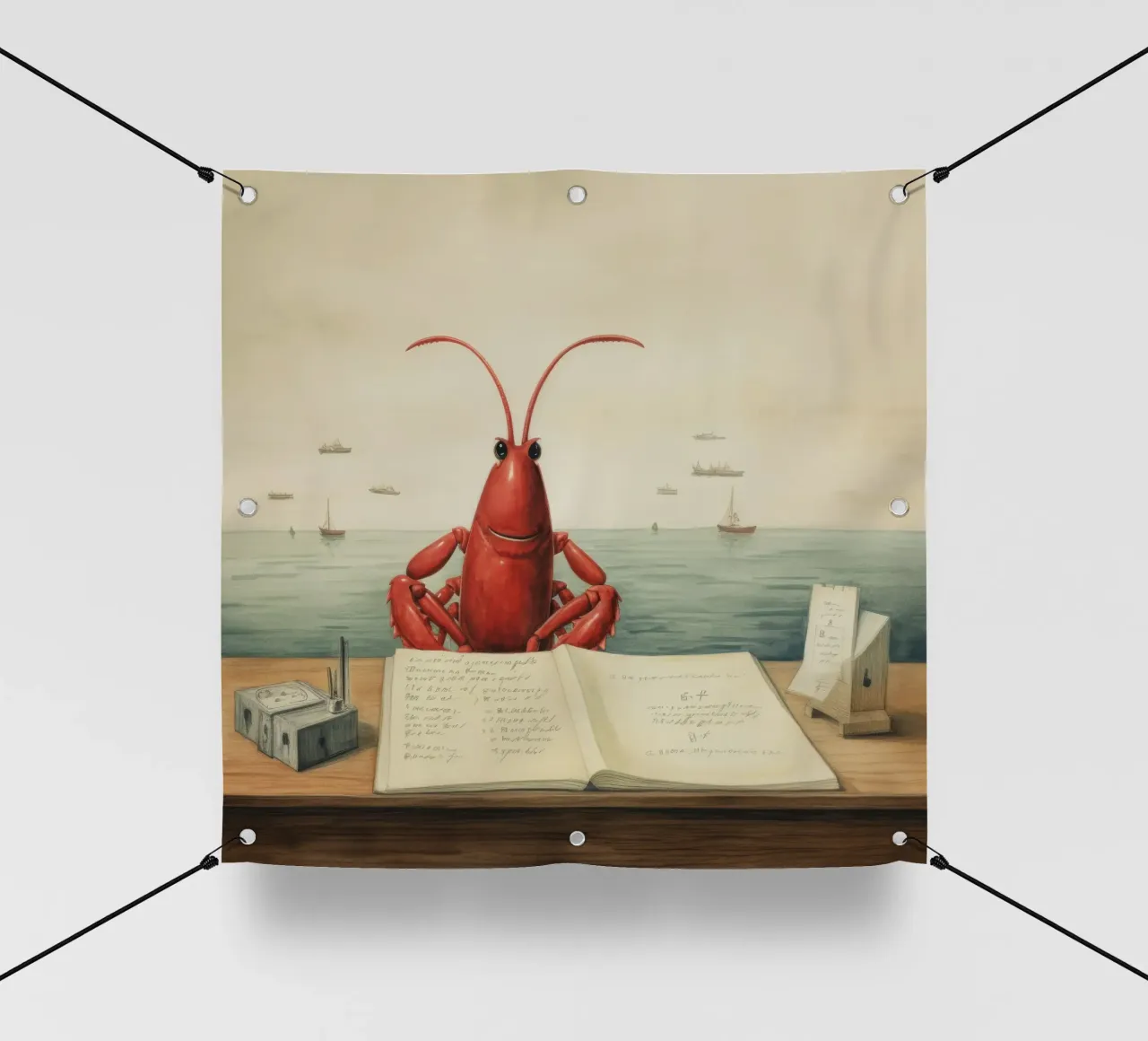 Aragosta minima 3 telo in pvc da Minimal Animal Art